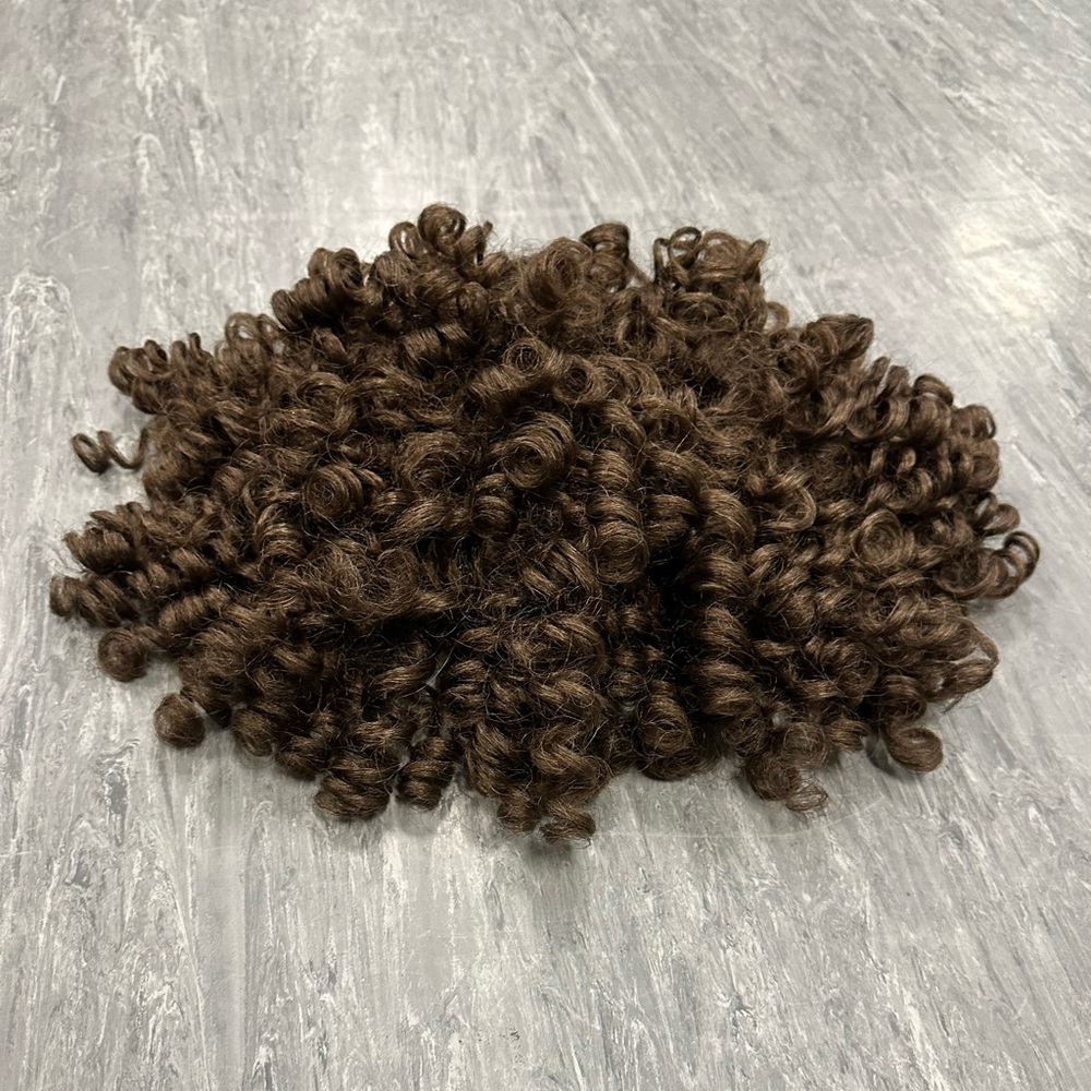 3 piece set Dark brown Irish dancing wigs